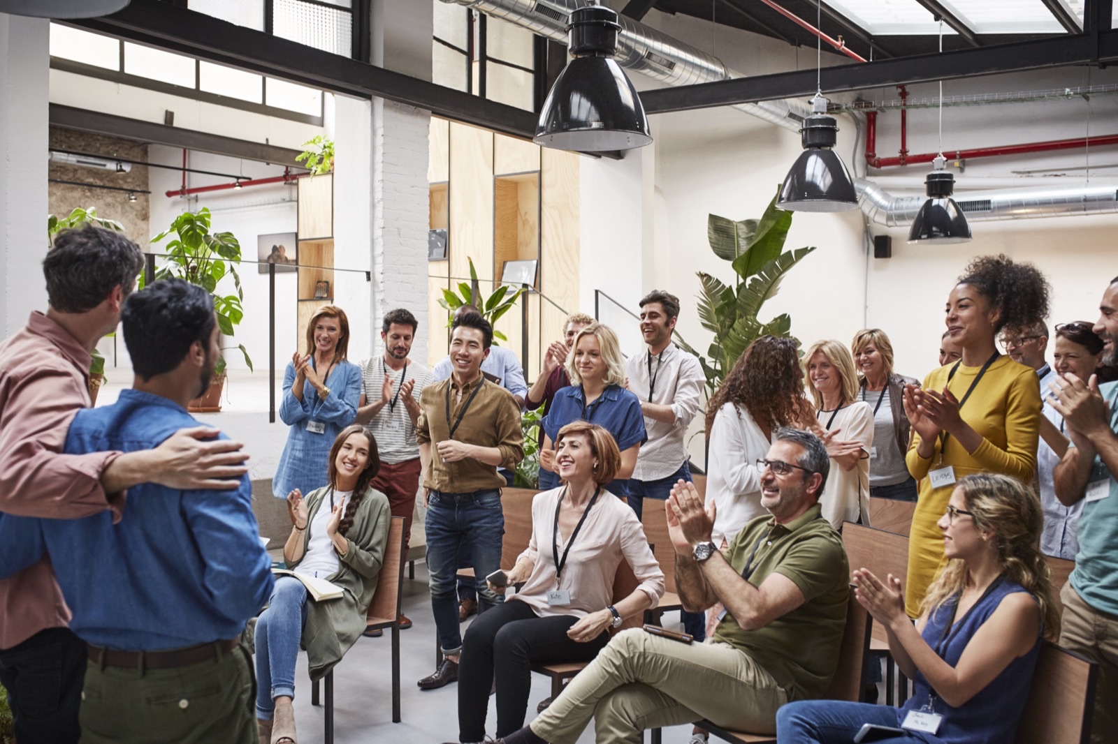 Business People Applauding
